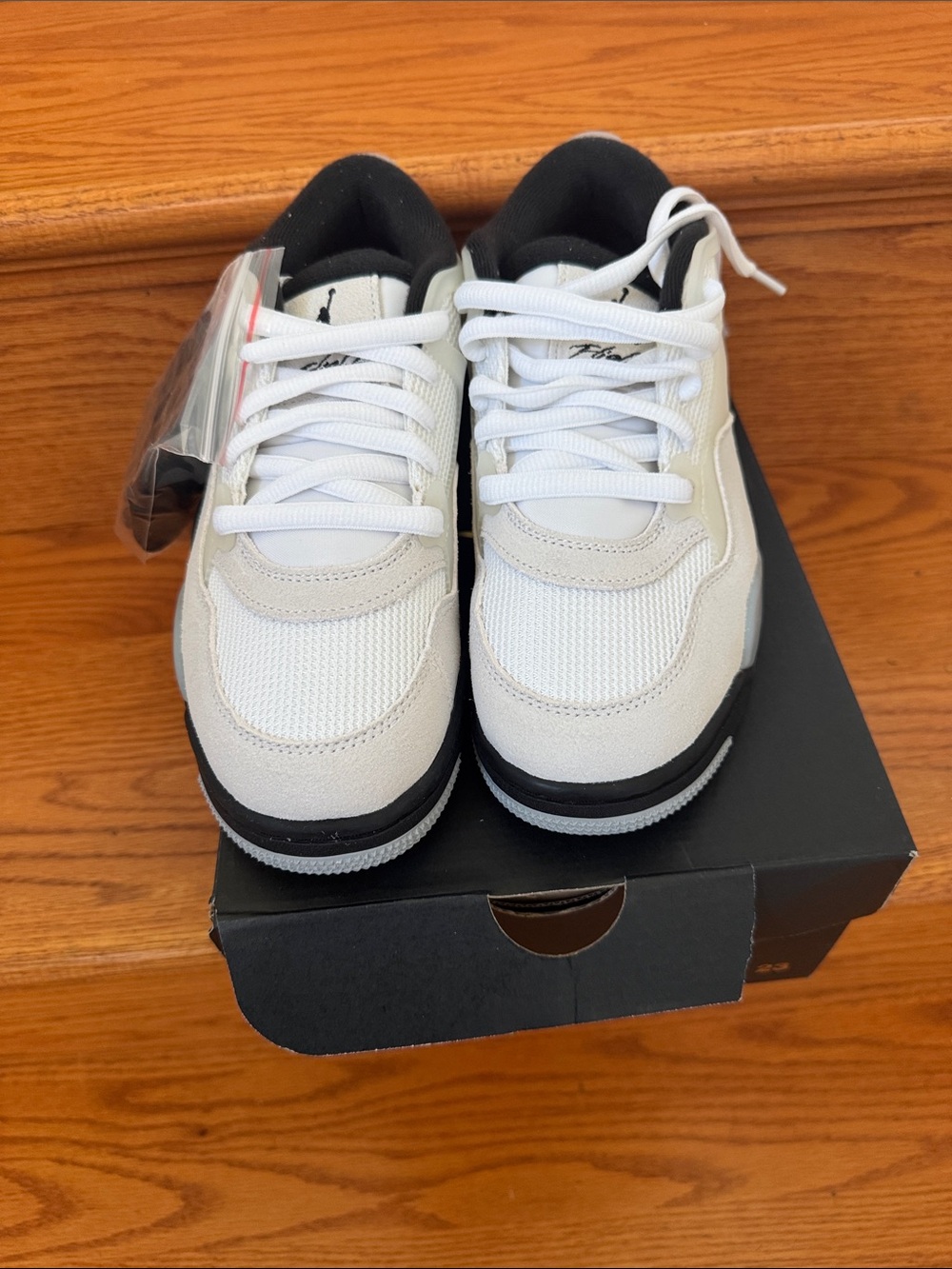 Jordan Kids Sneakers White Black Gray